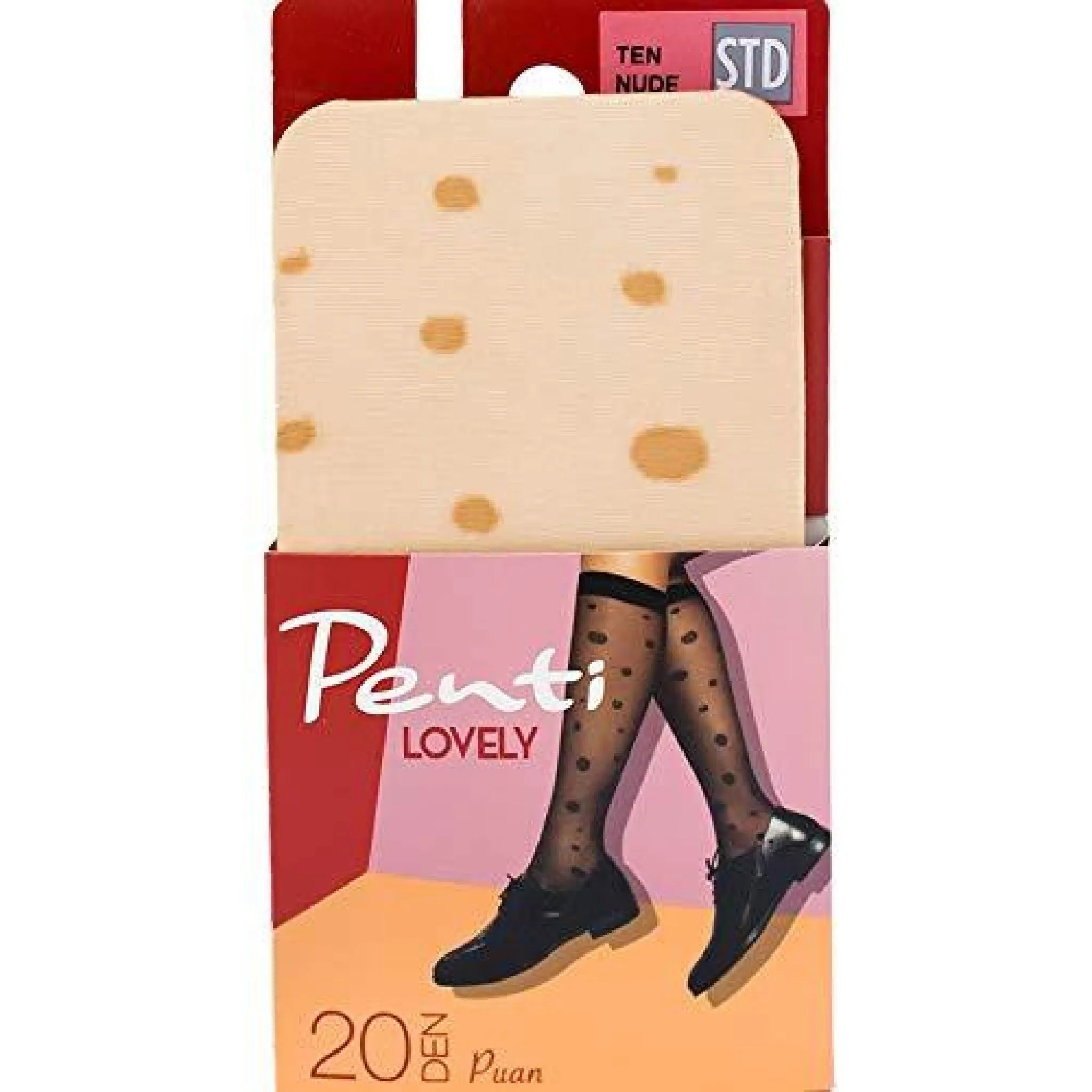 Penti Dotted Ankle Highs Socks