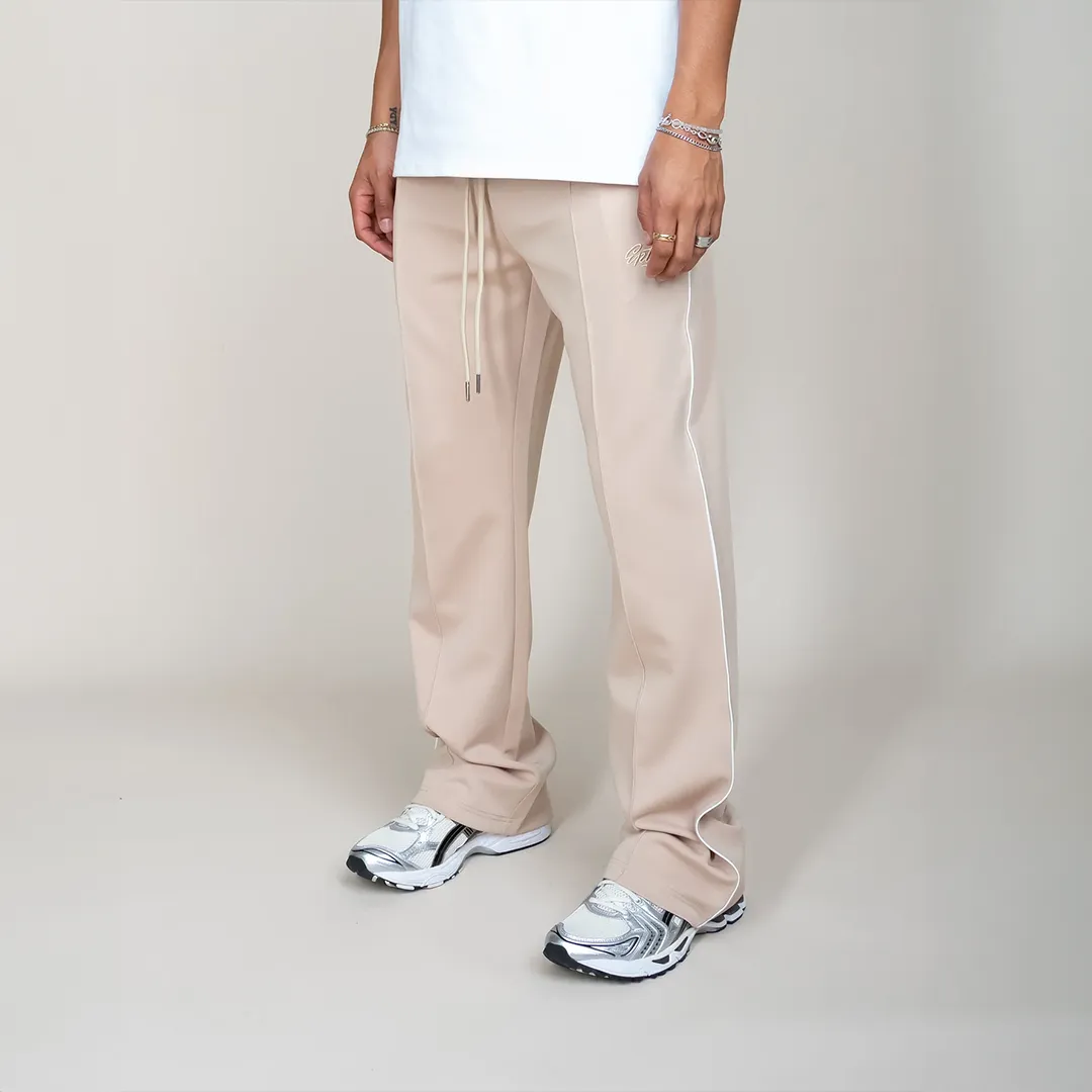 Perfect Piping Track Pants (Cream)