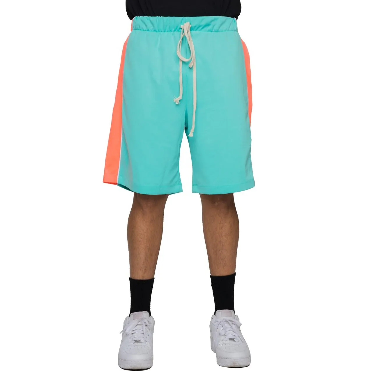 PIPING TRACK SHORTS MINT