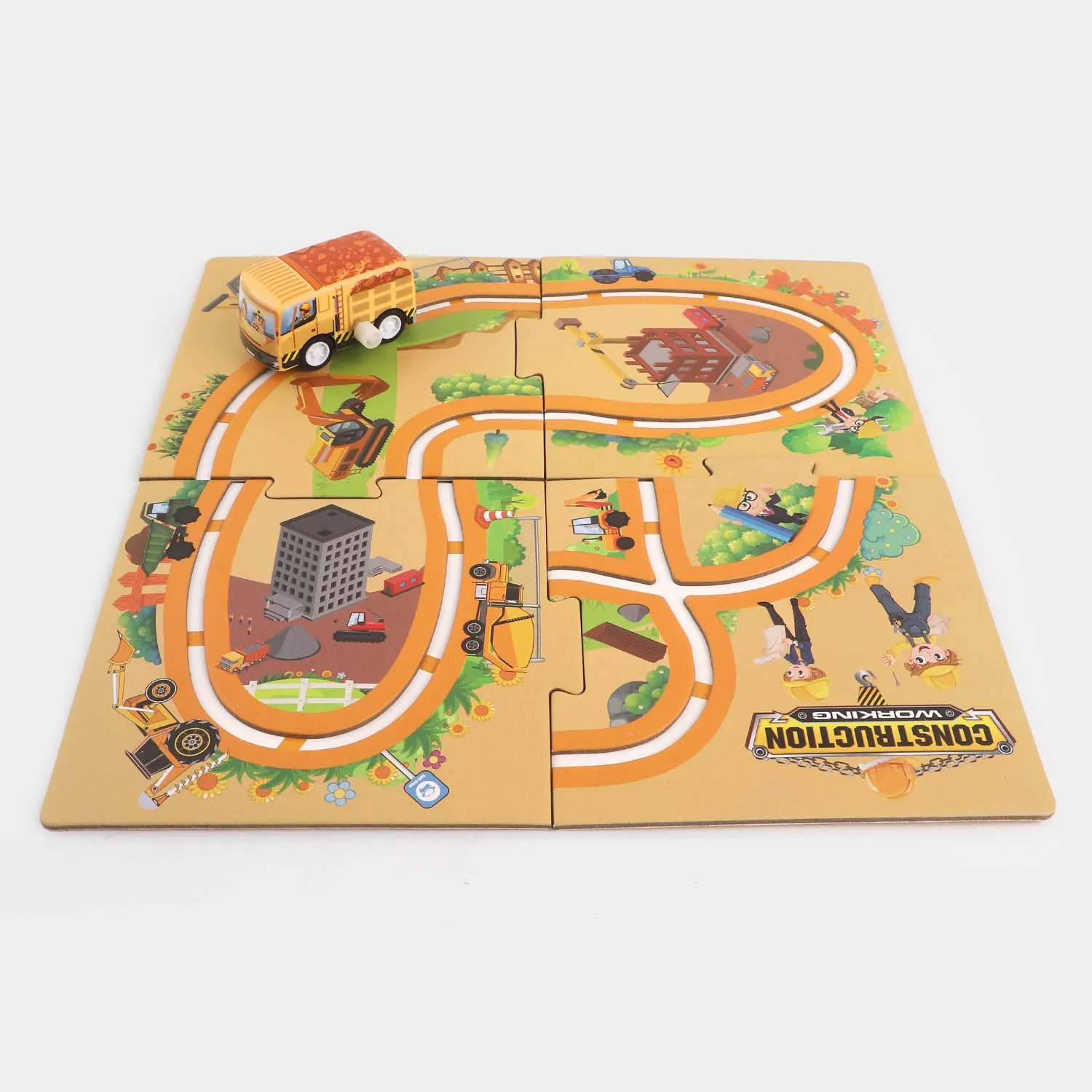 Puzzle Track 2 in 1 For Kids