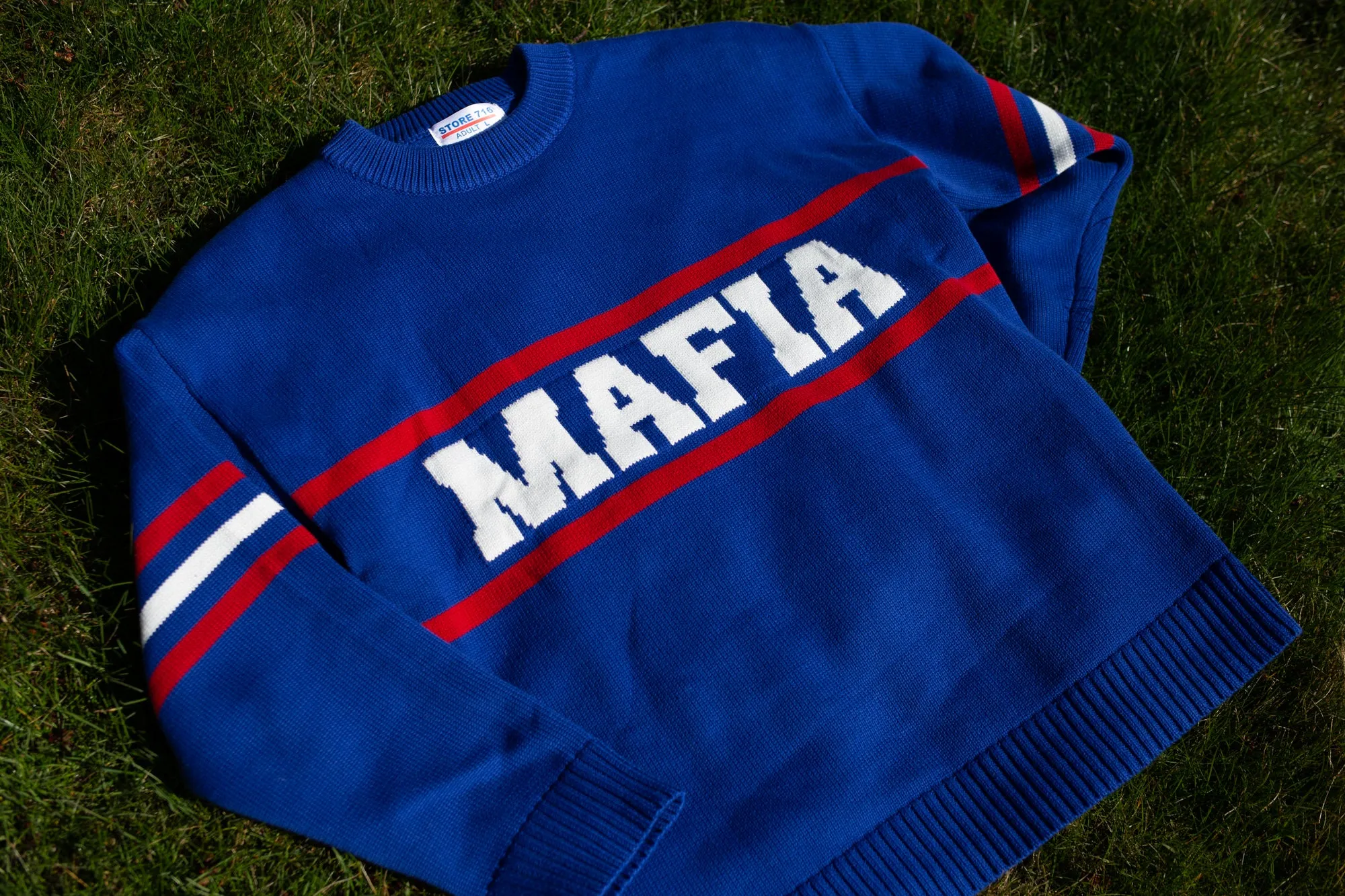 "The Marv" Retro Mafia Knit Sweater