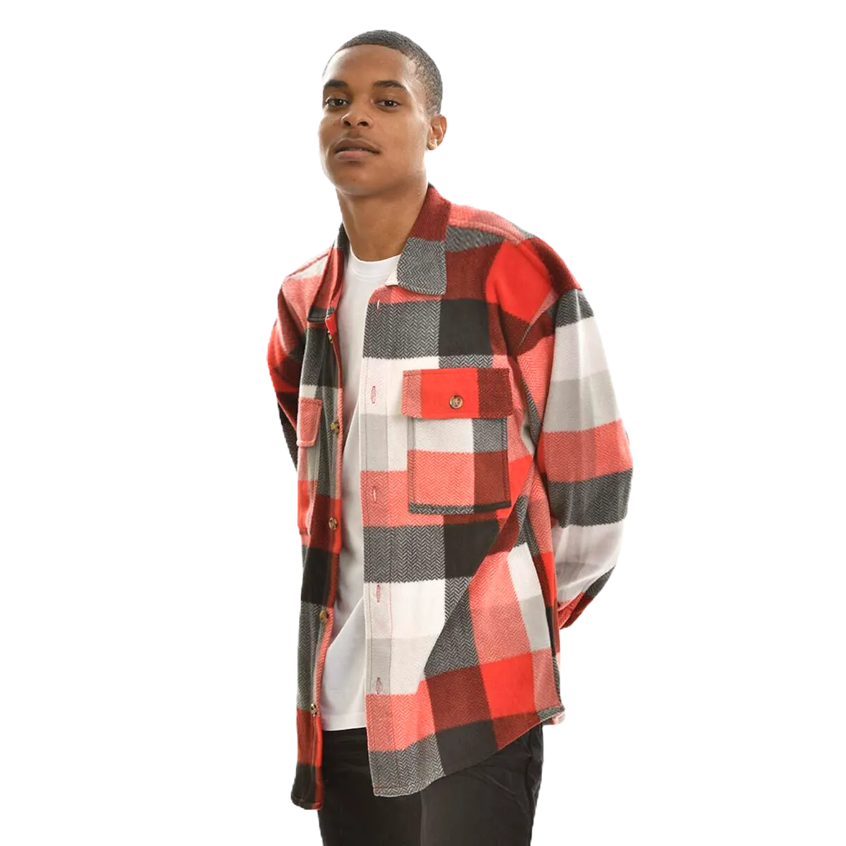 Red Plaid Fleece