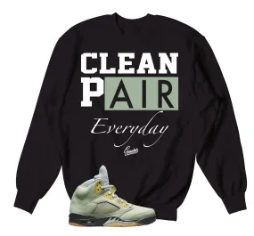 Retro 5 Jade Horizon Clean Pair Sweater