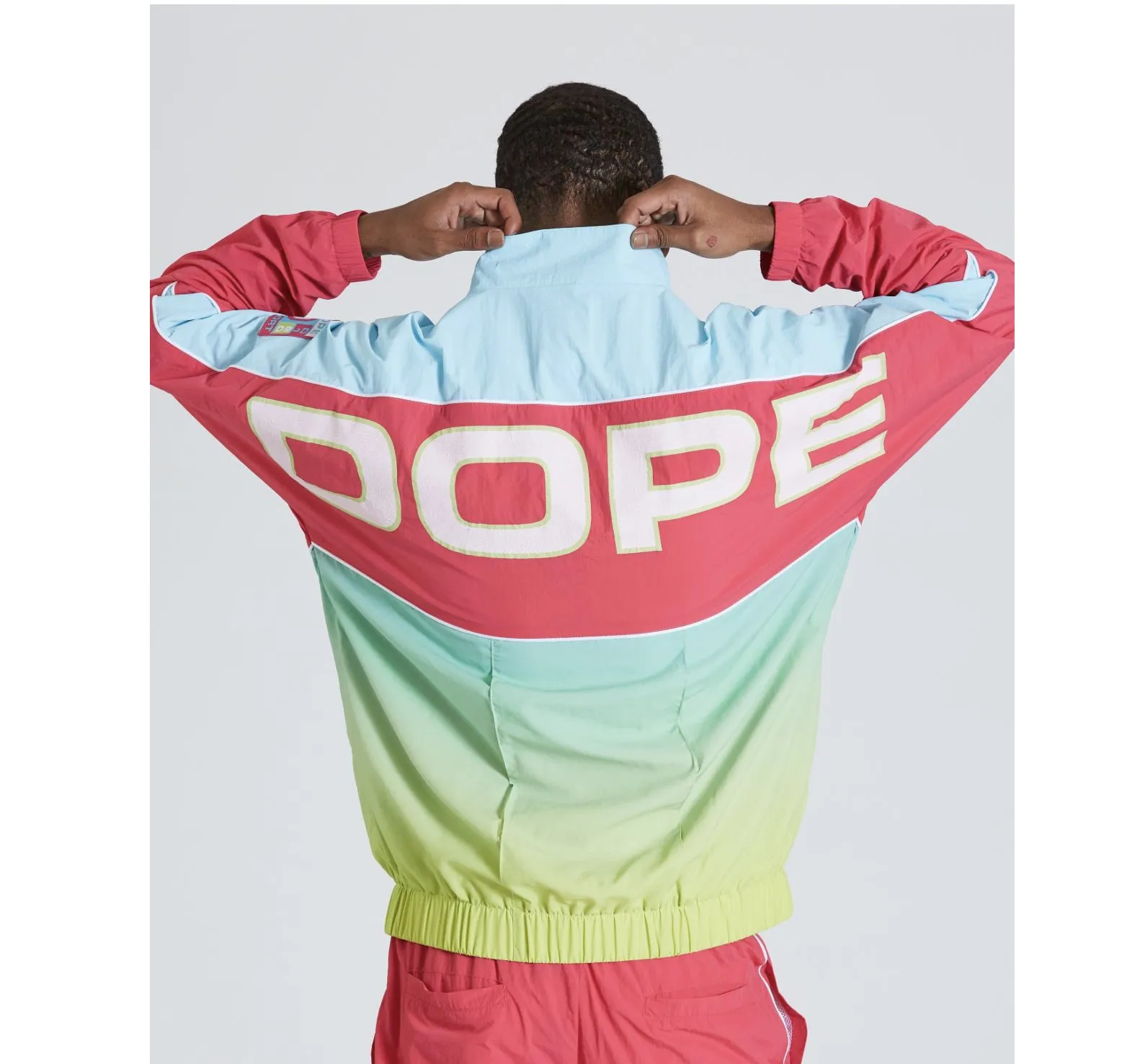 Retro Pullover Windbreaker (Neon) /MD1