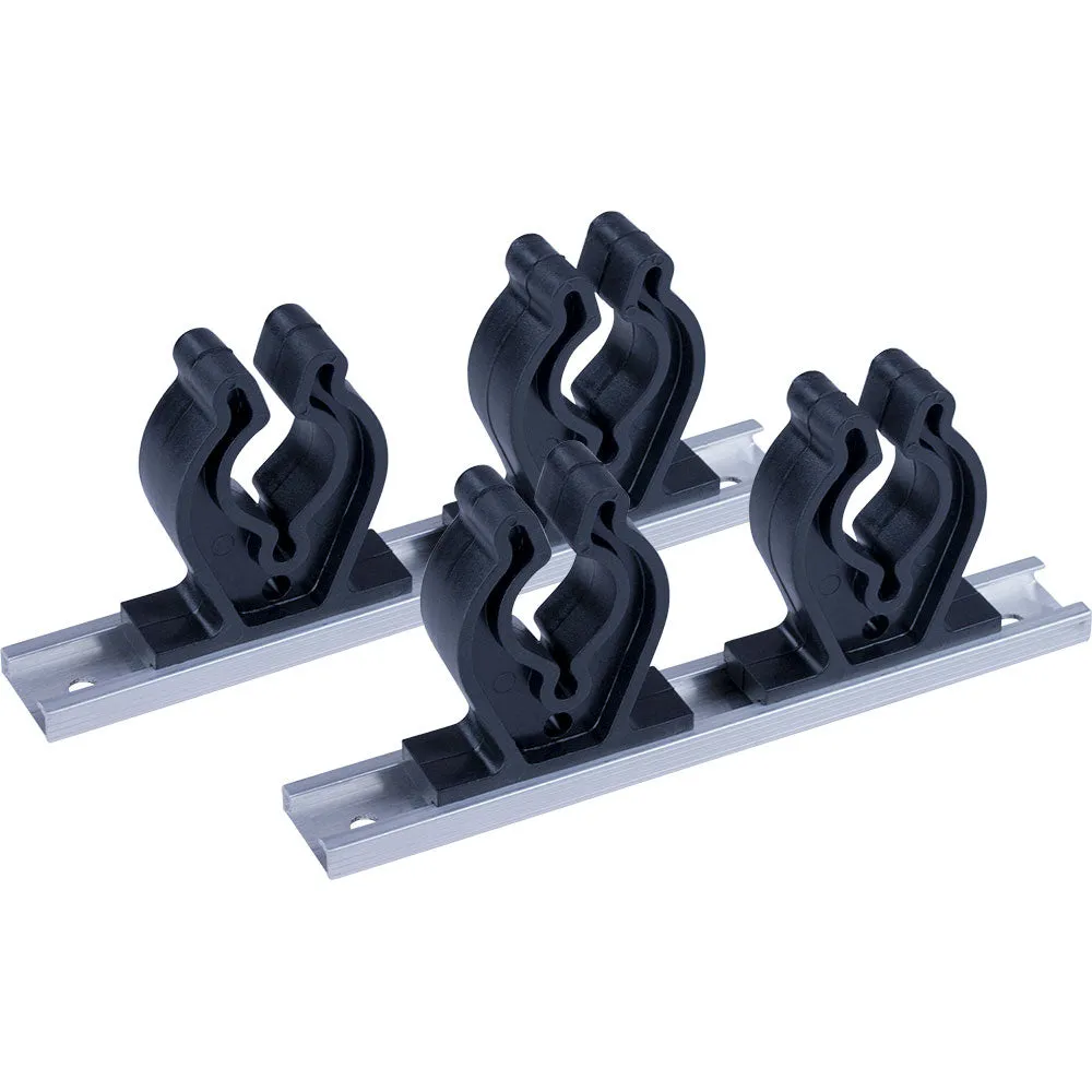 Sea-Dog Track Rod Holder - 7 Tracks - 4 Rod Clips [325044-1]