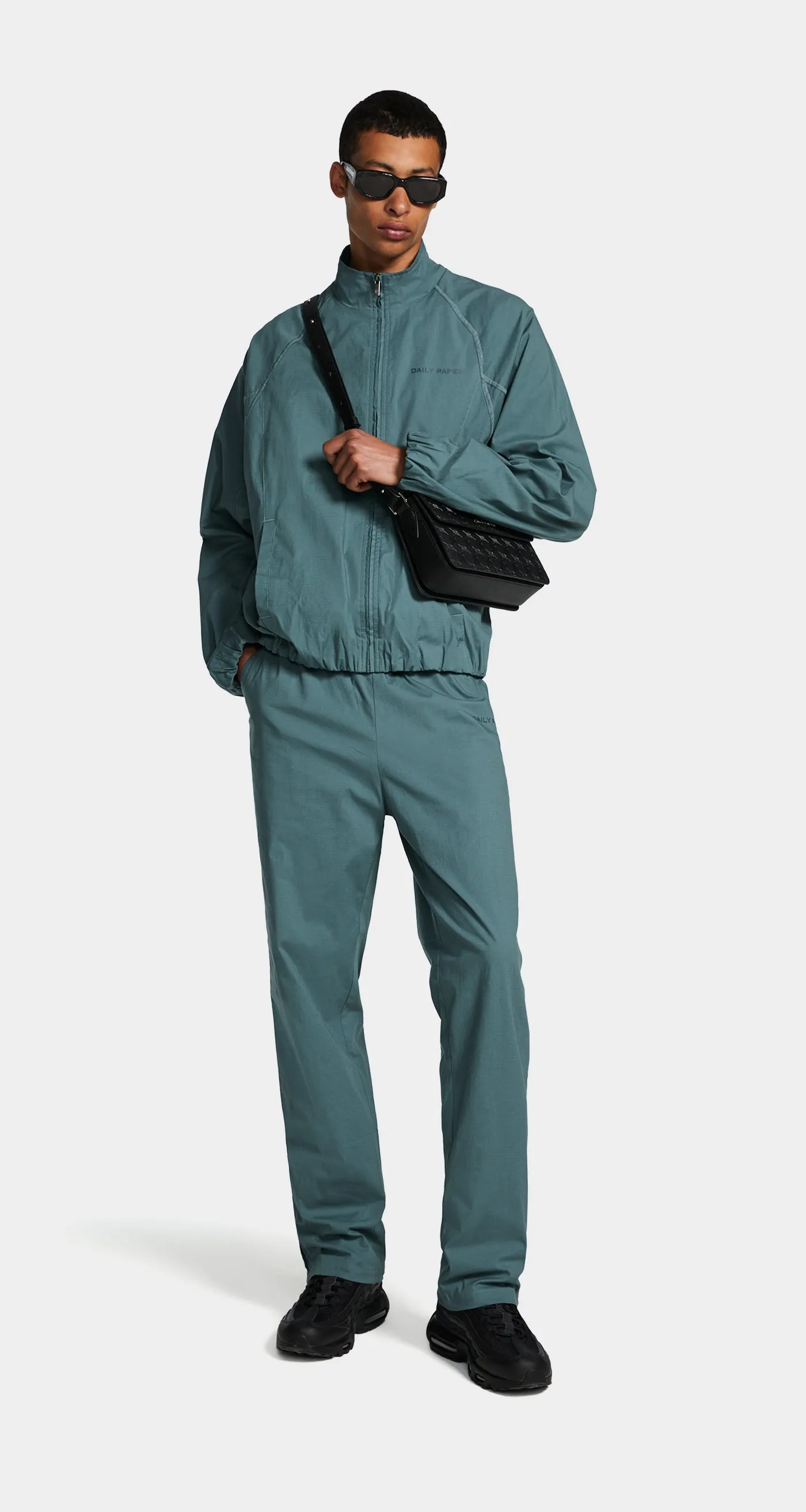 Silver Green Halif Track Pants