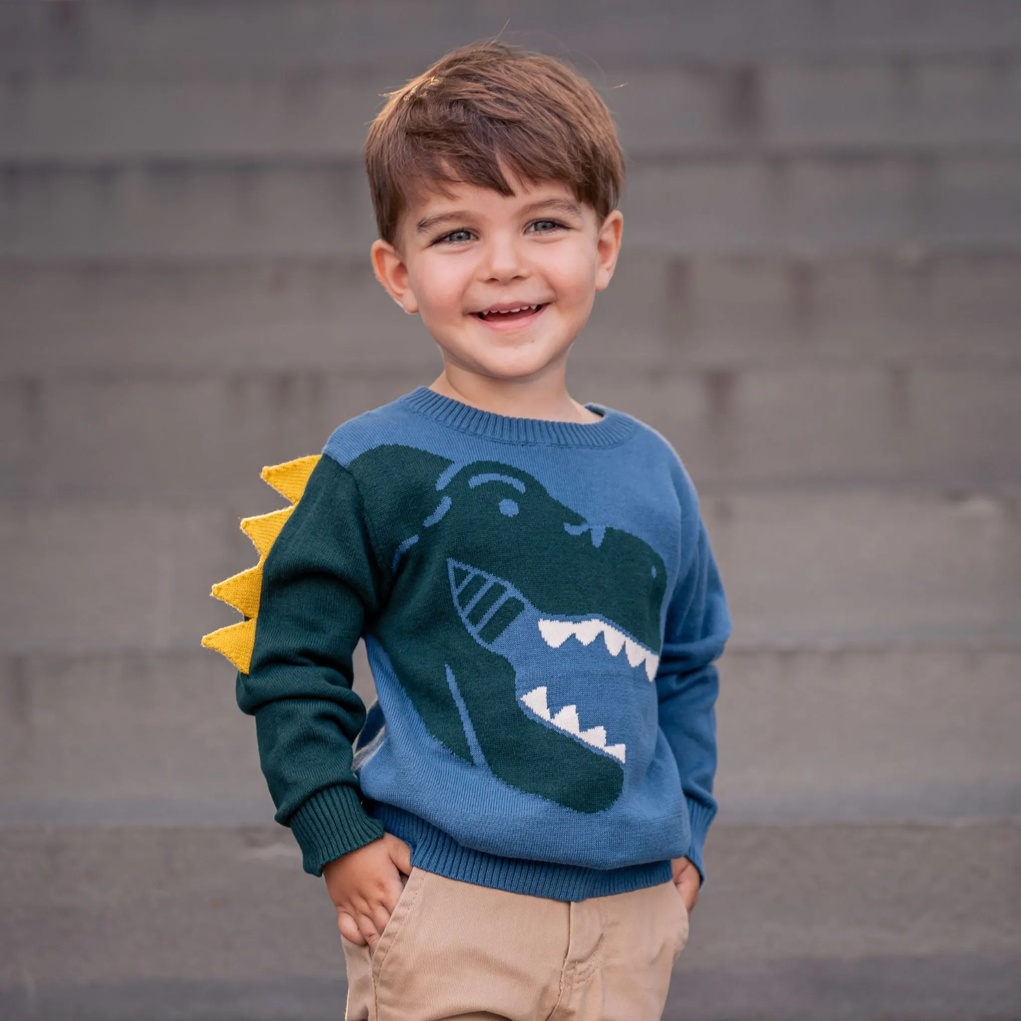 Spiked T-Rex Sweater