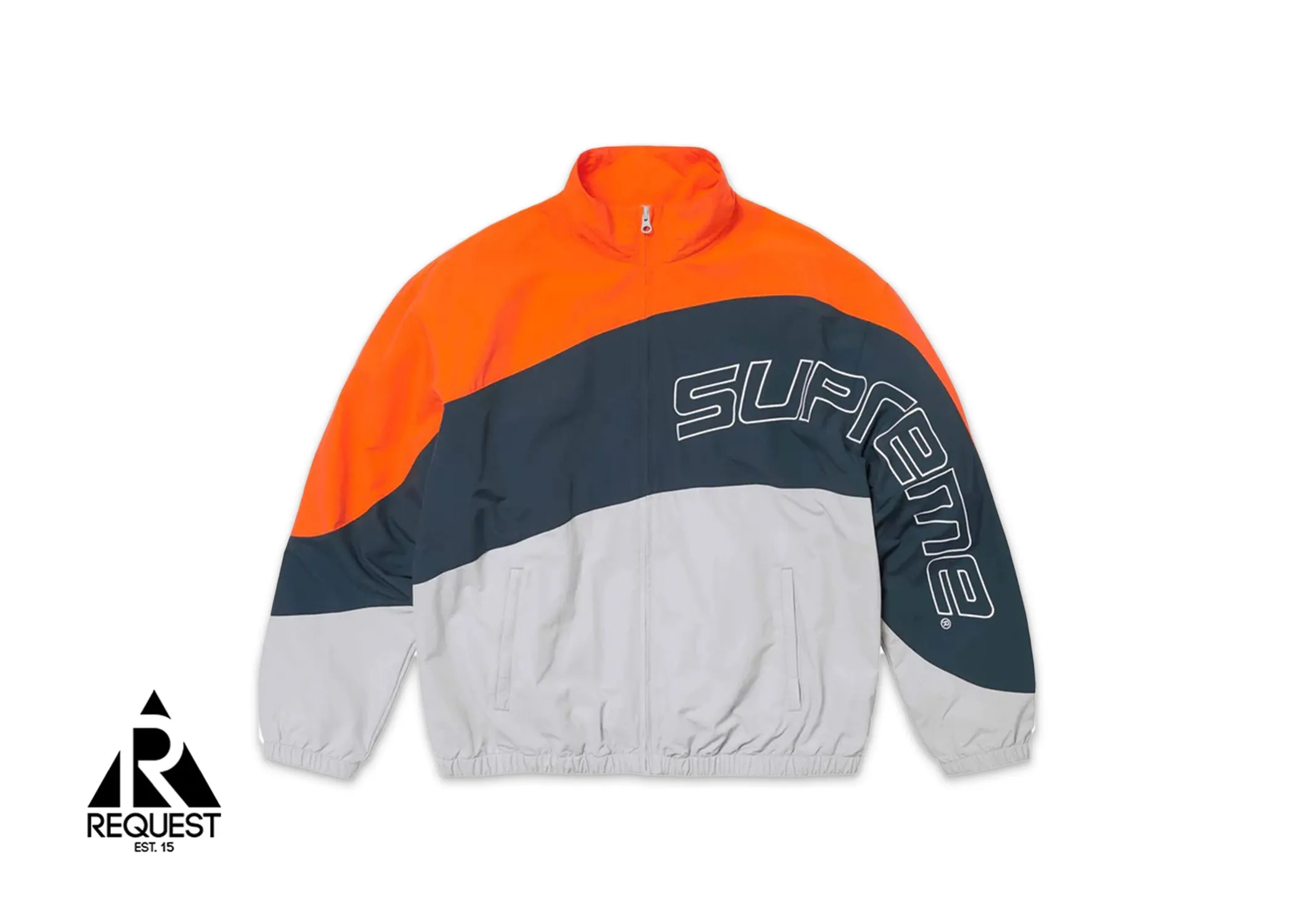 Supreme Curve Track Jacket “Grey”