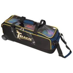 Track Premium Player Slim Triple Navy Yellow Bowling Bag