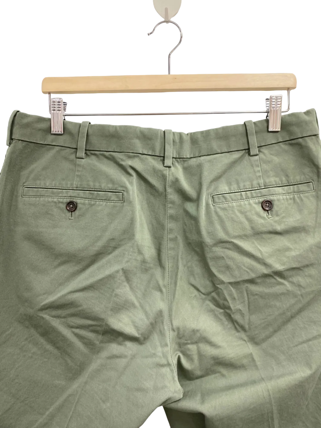 Uniqlo Olive Green Chino Trousers UK W34