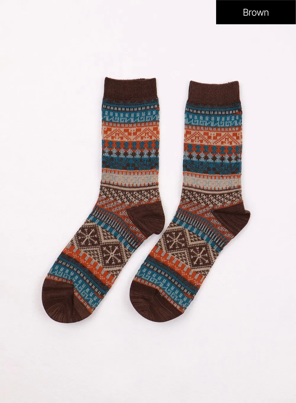 Vintage Striped Socks OF405