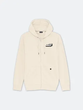 Womens Future Zipped Hoodie (Cream)