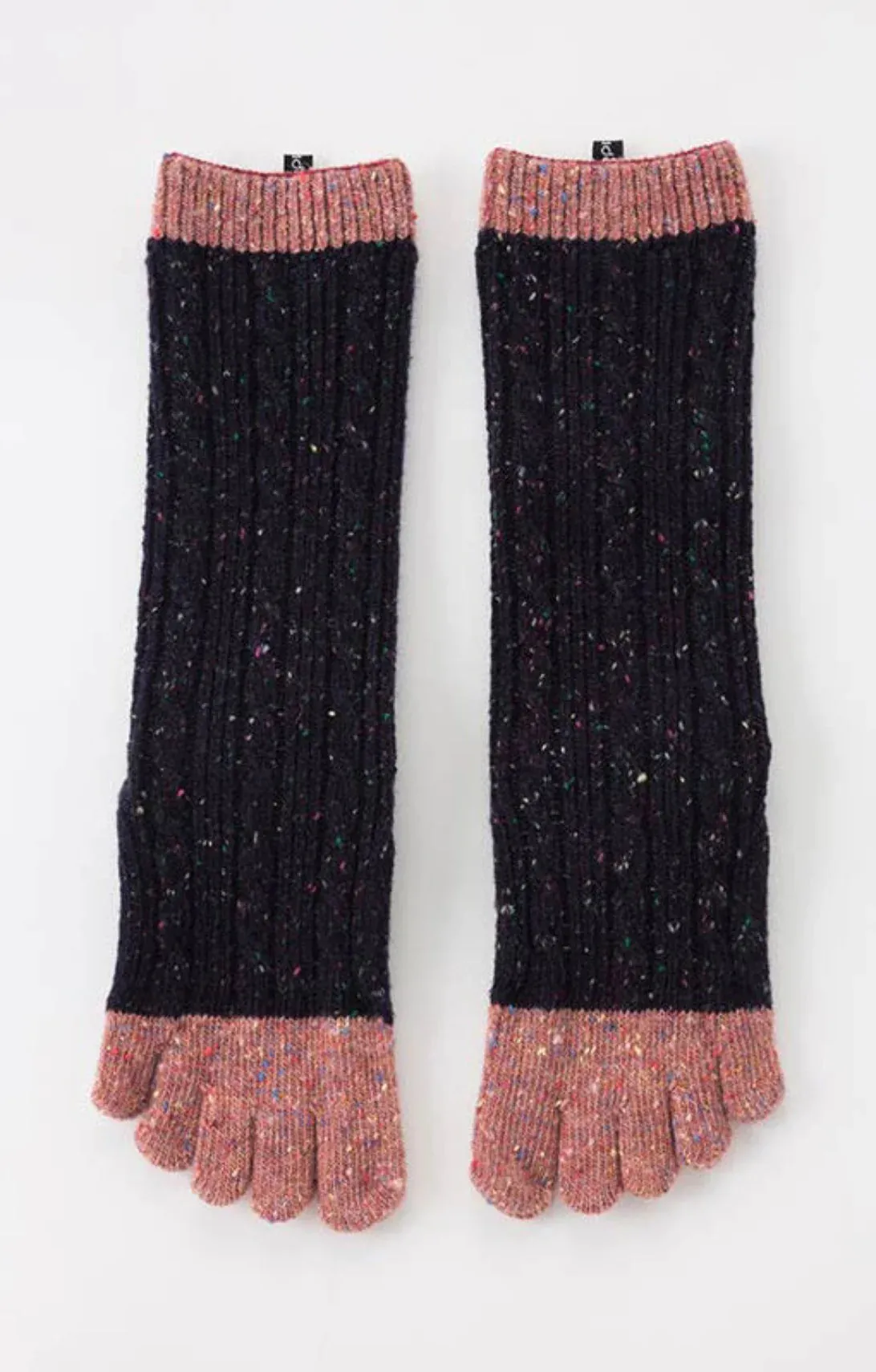 Wool Blend Cable Confetti Midcalf Socks