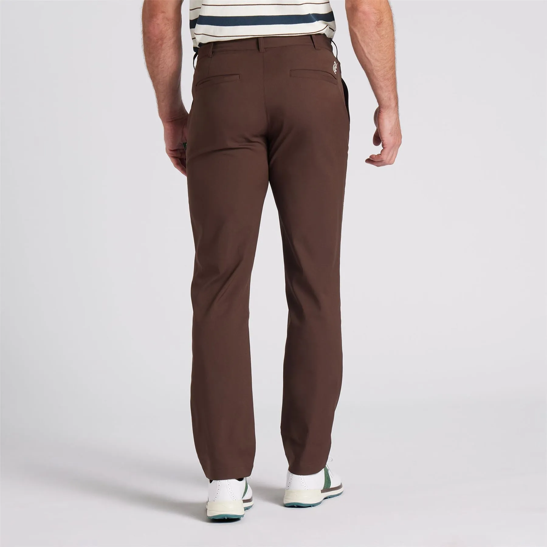 x QGC Golf Trousers Dark Chocolate Brown - SS24